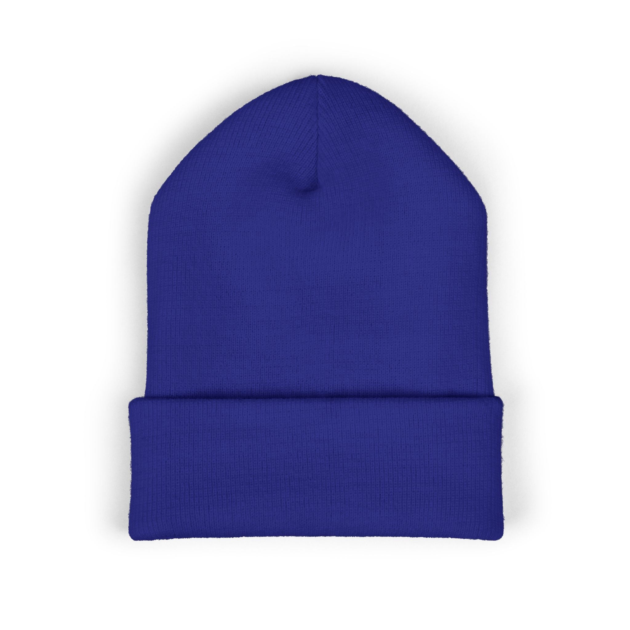 Embroidered Mountain Topography Cuffed Beanie