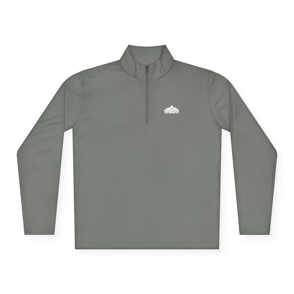 Cloud Logo Quarter-Zip Pullover — Minimal Outdoor Performance Top
