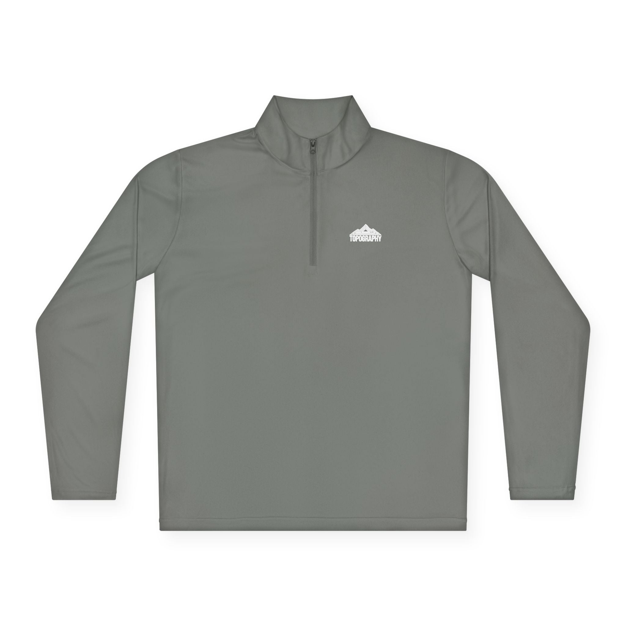 Cloud Logo Quarter-Zip Pullover — Minimal Outdoor Performance Top