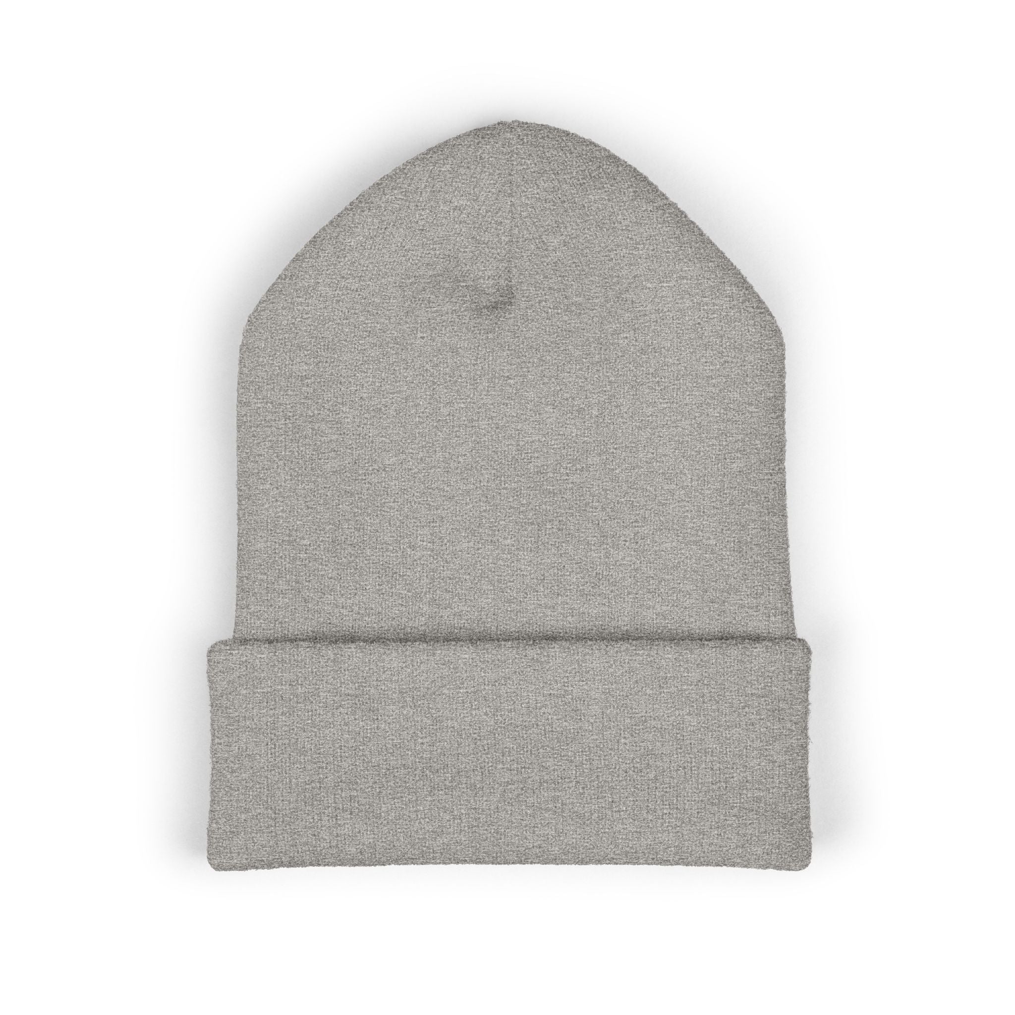 Embroidered Mountain Topography Cuffed Beanie