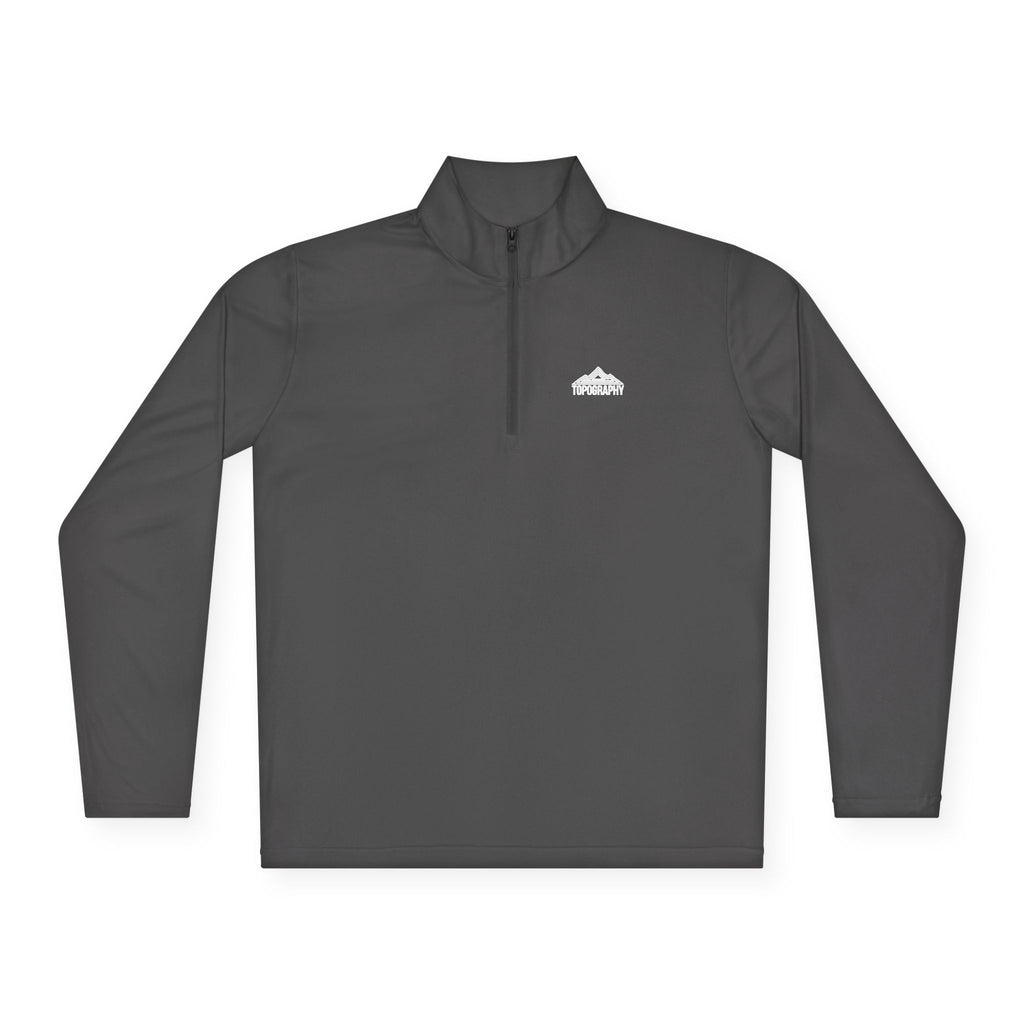 Cloud Logo Quarter-Zip Pullover — Minimal Outdoor Performance Top
