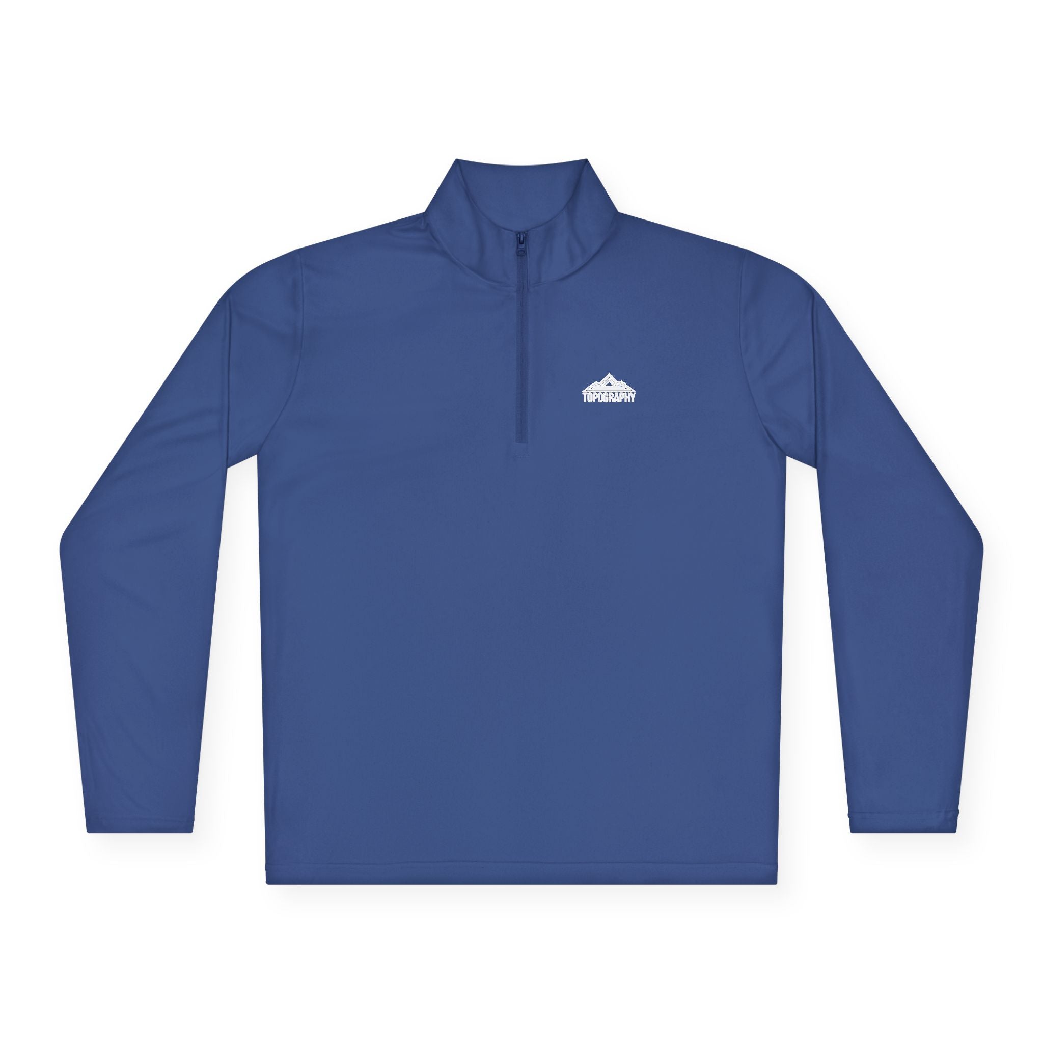 Cloud Logo Quarter-Zip Pullover — Minimal Outdoor Performance Top