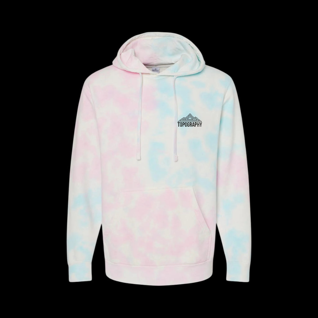 Womens Tie Dyed Hoodie